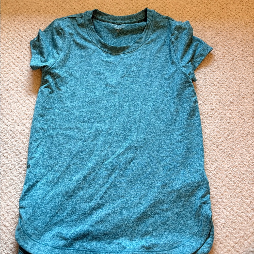 Teal Athleta Short Sleeve T-Shirt